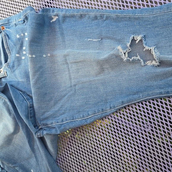 GAP Women's Blue Denim Jeans 18 ANKLE  skimmer - Picture 3 of 4